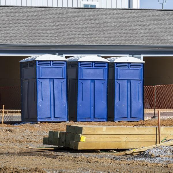 Heavy-duty construction site porta potty in Middletown, Delaware